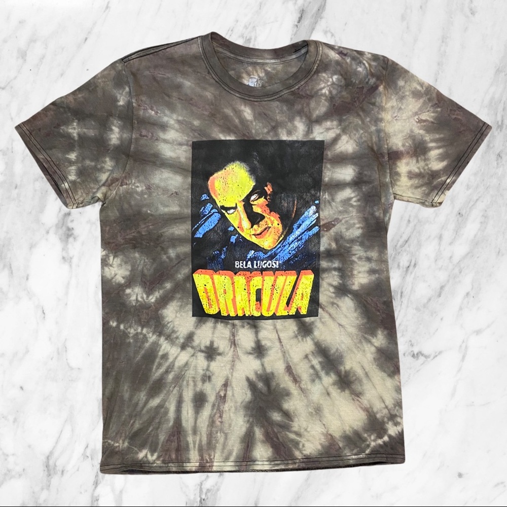 Dracula Brown Tie Dye Tee